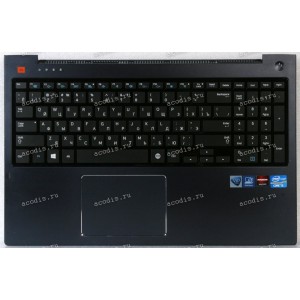 Keyboard Samsung NP670Z5E-X01 + topcase (p/n: BA75-04634C) (//RUO) русифицированная UNIT-HOUSING_TOP;NIKE2-15M,AL5052,ASH BL