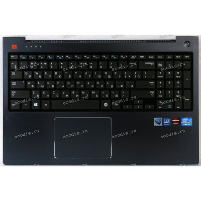 Keyboard Samsung NP670Z5E-X01 + topcase (p/n: BA75-04634C) (//RUO) русифицированная UNIT-HOUSING_TOP;NIKE2-15M,AL5052,ASH BL