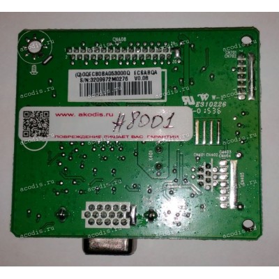 Mainboard Acer 21,5" 1920x1080 K222HQL, P209HQL, Asus VS228, Lenovo LI2032wD монитор 1920x1080 (715G6912-M01-000-004L, (Q)GQEC80BA053000Q) TSUMU19BR6-1