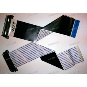 LCD LVDS FFC шлейф мониторный 30 pin обратный, шаг 1.0 mm, длина 150 mm, с замком с одной стороны