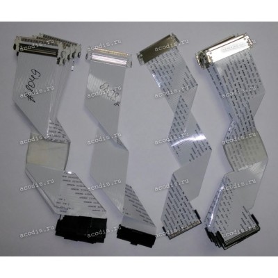 LCD LVDS FFC шлейф мониторный 30 pin обратный, шаг 1.0 mm, длина 210 mm, с замками с двух сторон