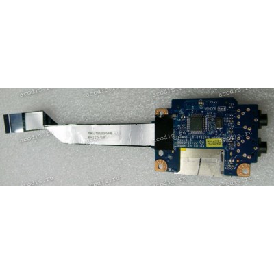 Audio & CardReader board Lenovo IdeaPad G470, G570 (p/n: PIWG1 LS-6751P)