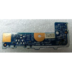 Power switch, Camera, Volume Control board Lenovo ThinkPad Tablet 1838 (p/n PHJ00 LS-7461P, 455NQJ39L0102)