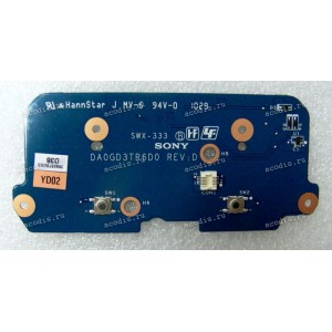 TouchPad Mouse Button board Sony VPC-S1 (p/n: DA0GD3TR6D0)