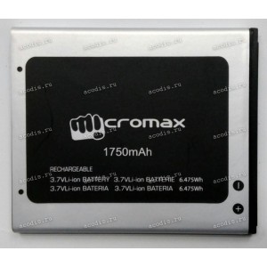 АКБ MicroMax A093 Canvas FIRE (3,7v, 1750mAh, 6,48 Wh) 1ICP4/55/66 new