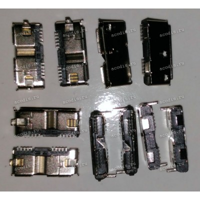 MicroUSB 3.0 Jack Type B 5x2 pin SMD (#8439)