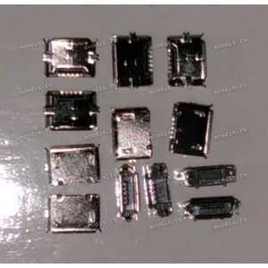 MicroUSB Jack Type B 5 pin SMD (#8440)