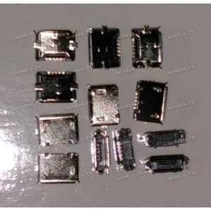 MicroUSB Jack Type B 5 pin SMD (#8440) MicroUSB Jack Type B 5 pin SMD (#8440)