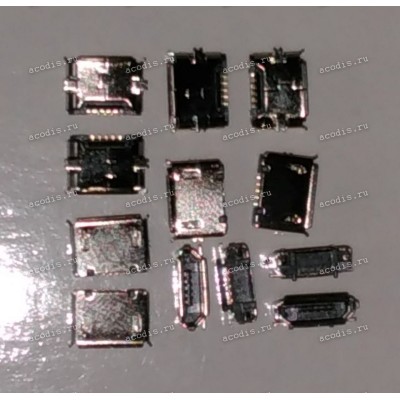 MicroUSB Jack Type B 5 pin SMD (#8440)