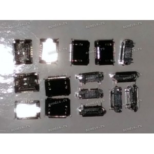 MicroUSB Jack Type B 5 pin SMD (#8441)