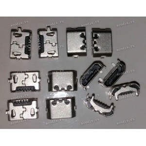 MicroUSB Jack Type B 5 pin SMD (#8445) MicroUSB Jack Type B 5 pin SMD (#8445)