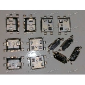 MicroUSB Jack Type B 5 pin SMD (#8446)