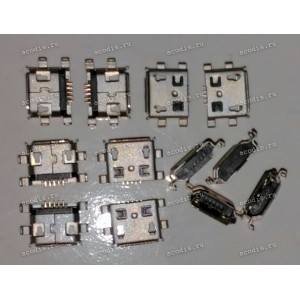 MicroUSB Jack Type B 5 pin SMD (#8446)