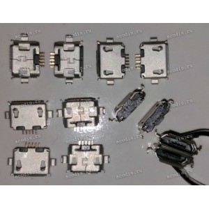 MicroUSB Jack Type B 5 pin SMD (#8447) MicroUSB Jack Type B 5 pin SMD (#8447)