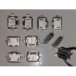 MicroUSB Jack Type B 5 pin SMD (#8447) MicroUSB Jack Type B 5 pin SMD (#8447)