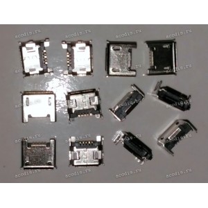 MicroUSB Jack Type B 5 pin SMD (#8449)