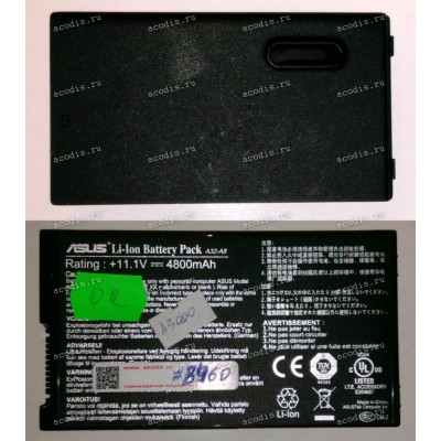 АКБ Asus A8f, A8jc, A8jn, A8jp, A8jr, A8js, A8sc, A8sr, F81se, F83se, F83t, F83vd, F83vf, F8p, F8sa, F8sg, F8sn F8sr, F8v, F8va, F8vr, N80vc, N80vn, N81vp, X80l, X80le, Z99h, Z99he, Z99l, Z99le, Z99m (A32-A8) 11.1V разбор