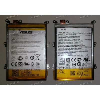 АКБ Asus ZenFone 2 ZE550ML, ZE551ML (3.85V 3000mAh 11,5Wh) (Prod. C11P1424, p/n: 0B200-01370000) ZE550ML BATTERY ATL POLY/C11P1424 original разбор