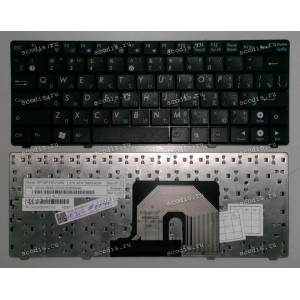 Keyboard Asus eeePC 900HA, 900SD, S101, T91, T91MT (Black/Matte/RUO) чёрная матовая русифицированная KEYBOARD 900 ENW (RU/BL) W/MS R1.0/CHICONY/RU/BLACK/MS