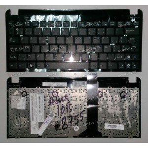 Keyboard Asus eeePC 1011*, 1015*, X101* (Black-Black/Matte/BE) чёрная в чёрной рамке