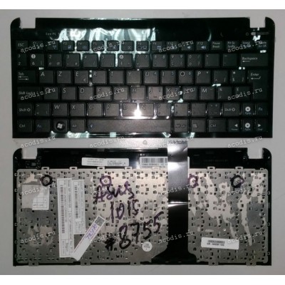 Keyboard Asus eeePC 1011*, 1015*, X101* (Black-Black/Matte/BE) чёрная в чёрной рамке