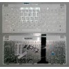 Keyboard Asus eeePC 1011*, 1015*, X101* (White-White/Matte/RUO) белая в белой рамке русифицированная