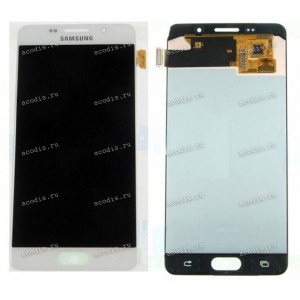 5.2 inch Samsung A510F (A5 2016) (LCD+тач) oem белый 1920x1080 LED  NEW / original