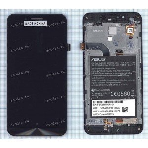5.0 inch ASUS ZC500TG (ZenFone Go) (LCD+тач) черный с рамкой 1280x720 LED  разбор / оригинал