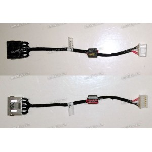 DC Jack Lenovo IdeaPad Y50-70, Z410, Z510 (DC30100KQ00, DC30100KT00, 90203974) (прямоугольный) + cable 110...120 mm + 5 pin AILZA DC-IN Cable