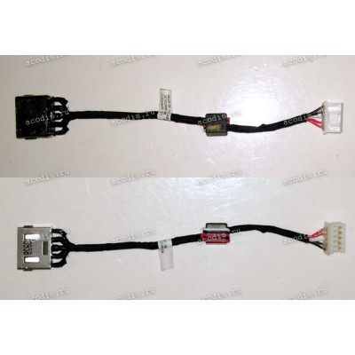 DC Jack Lenovo IdeaPad Y50-70, Z410, Z510 (DC30100KQ00, DC30100KT00, 90203974) (прямоугольный) + cable 110...120 mm + 5 pin AILZA DC-IN Cable
