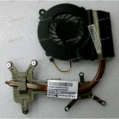 Сист.охл. HP Pavilion G4, G6, G7, G6-1000, Compaq CQ62, CQ42 (p/n: 643363-001, 4GR25HSTP40) 
