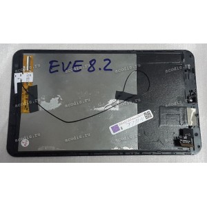 8.0 inch Digma Eve 8.2 (LCD+тач) черный с рамкой 1280x800 LED  разбор