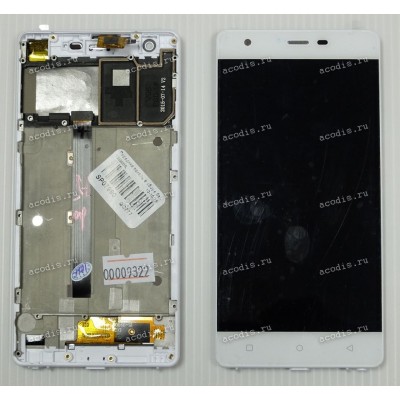 5.0 inch Digma S503 4G VOX (LCD+тач) белый с рамкой 1280x720 LED  разбор / оригинал
