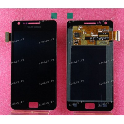 4.3 inch Samsung Galaxy S2 GT-I9100 (LCD+тач) oem черный 800x480 LED  NEW
