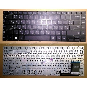 Keyboard Samsung NP470R4E, NP370R4E, NP470R4E-K01 (p/n: BA59-03619C) (Black/Matte/RUO)