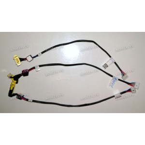DC Jack Lenovo IdeaPad G400, G405, G490, G500, G505, Z501, Z510 (прямоугольный) + cable 210 mm + 5 pin