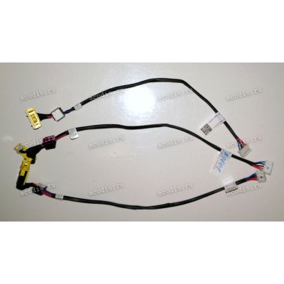 DC Jack Lenovo IdeaPad G400, G405, G490, G500, G505, Z501, Z510 (прямоугольный) + cable 210 mm + 5 pin