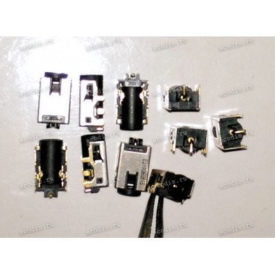 DC Jack= Asus ZenBook F200E, F201E, F202E, Q200E, S200E, S201E, S400CA, U38DT, U38N, UX21, UX21A, UX21E, UX21Z, UX31, UX31A, UX31E, UX32, UX32A, UX32E, UX32VD, UX42VS, UX52VS, X200, X201E, X202E, eeePC 1015E (7 пин) (Asus p/n: 12014-00100900) DC POWER JAC