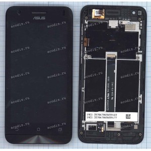4.5 inch ASUS ZC451CG (ZenFone C) (LCD+тач) черный с рамкой 854x480 LED разбор / original 4.5 inch ASUS ZC451CG (ZenFone C) (LCD+тач) черный с рамкой 854x480 LED разбор / original