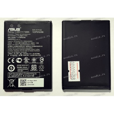 АКБ Asus ZenFone 2 Laser ZE500KG, ZE500KL (3,85V 2070mAh 7,8Wh) (Prod. B11P1428, 0B200-01480200) original разбор