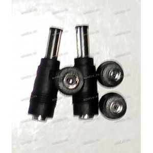Переходник DC Plug Sony 6,5 / 4,3 mm (1,4 mm pin) из Asus, Fujitsu, Lenovo/IBM, RoverBook, Toshiba std 5,5 / 2,5 мм 2 pin