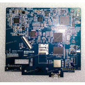 MB Bookeen Cybook Ocean CYBON1F-BK (OMAP3621_EBOOK_V8 2014.01.15) Chips OMAP 3611ACYN, SanDisk SDIN7DP2-4G, Elpida D10323BBH-6ELS-F, LC4032ZE 7TN, TI TPS65185, TPS65921B, JORJIN WG7310-2A
