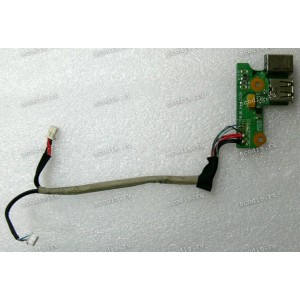 DC Jack board & USB HP Pavilion dv6000, dv6500, dv6700 (p/n: DDAT8APB200) аналог DNF203