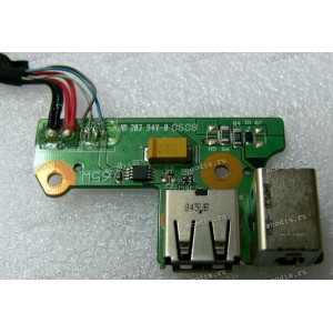 DC Jack board & USB HP Pavilion dv6000, dv6500, dv6700 (p/n: DDAT8APB200) аналог DNF203