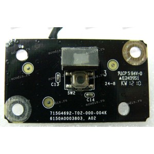 Power Button board Lenovo IdeaCentre B320 (p/n: 6150A0003803) Power Button board Lenovo IdeaCentre B320 (p/n: 6150A0003803)