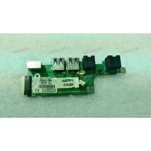 USB & Jack & RJ-45 & RJ-11/12 board Compaq Presario 1700 (p/n: 198690-001, 3141BS0002A)