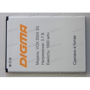 АКБ Digma Vox S504 3G (3.7v, 1800mAh, VS5016PG, SP07951)
