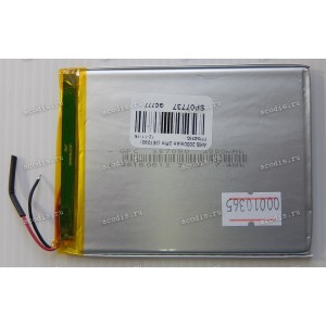 АКБ Digma Optima 7200T 3G, (TT7042MG) (3,7v, 2000mAh, 2 pin, 357090, SP07737) new