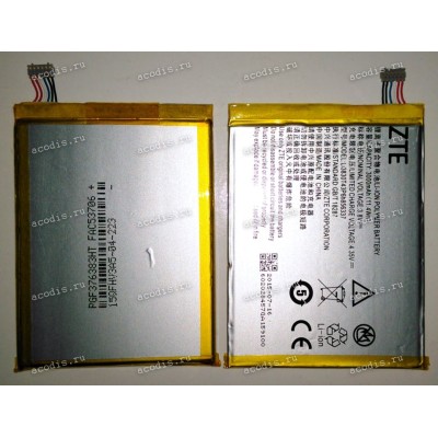 АКБ ZTE Blade S6 Lux, X9 (3,8v, 3000mAh, 11,4Wh) Li3830T43P6h856337 оригинальный с разбора
