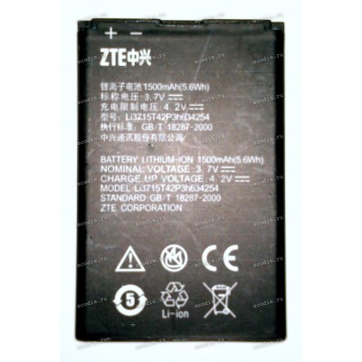 АКБ ZTE Leo Q1, V765M (3,7v, 1500mAh, 5,6Wh) Li3715T42P3h634254 new оригинальный